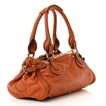 Chloe Calfskin Medium Paddington Satchel Ecureil Brown 3 of 12