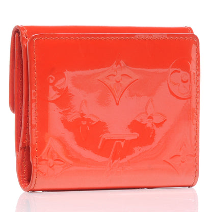 Louis Vuitton Vernis Ludlow Wallet Orange Sunset 2 of 7