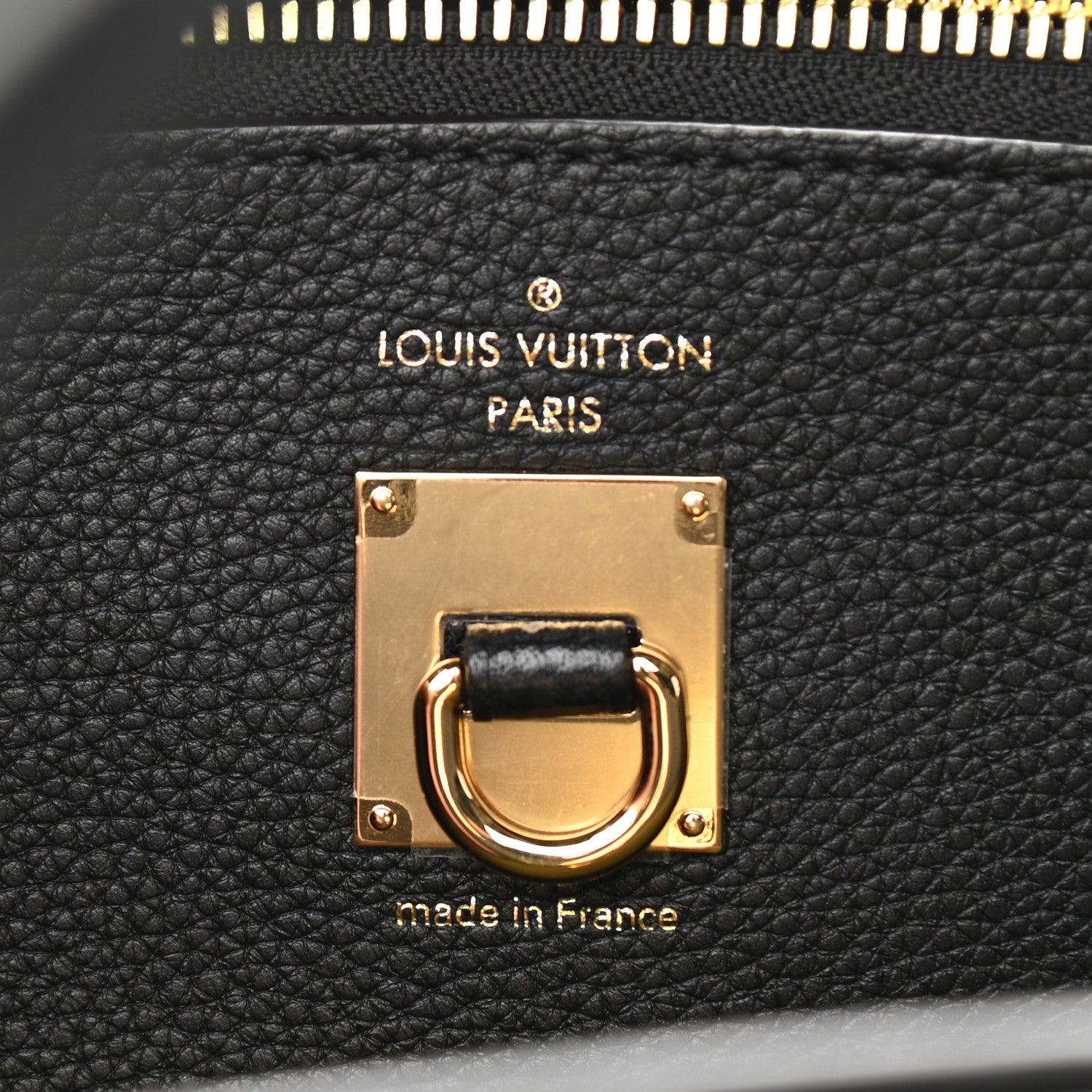 Louis Vuitton Taurillon City Steamer MM Kaki Black 6 of 9
