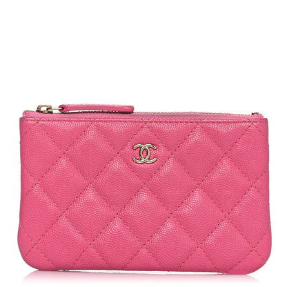 Chanel Caviar Quilted Small Cosmetic Case Pink 1 of 8