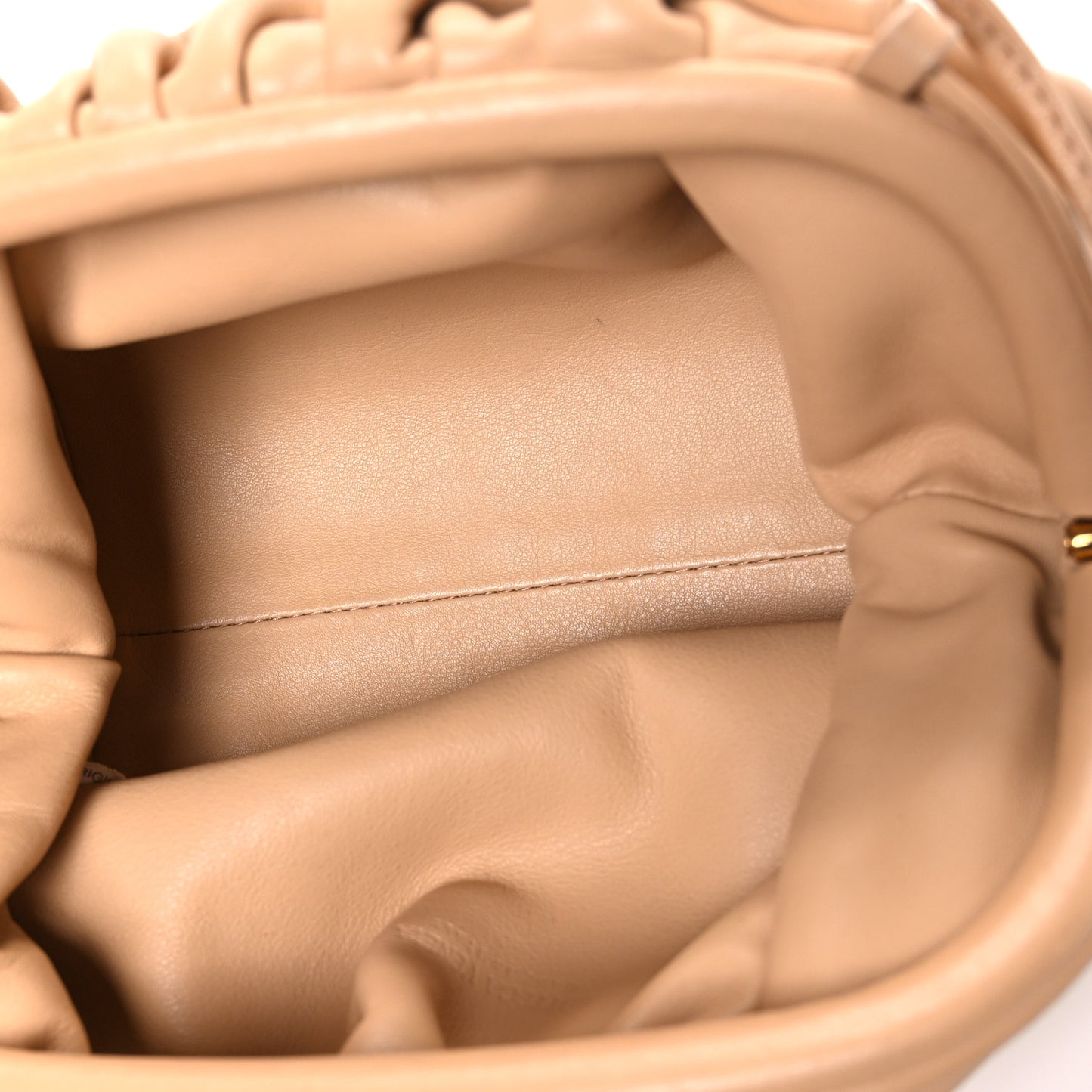 Butter Calfskin The Mini Pouch Almond
