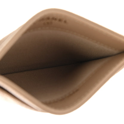 Chanel Caviar Quilted Card Holder Dark Beige 5 of 9