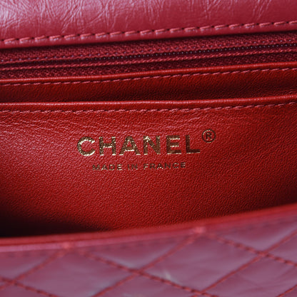 Chanel Aged Calfskin Quilted 2.55 Reissue Mini Flap Red 6 of 8
