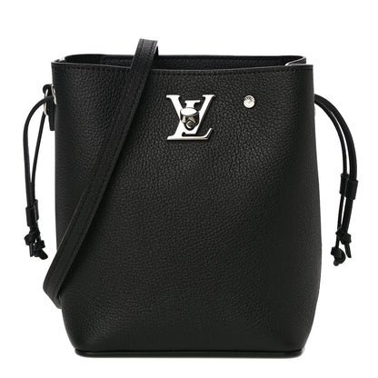 Louis Vuitton Calfskin Nano Lockme Bucket Black 1 of 8