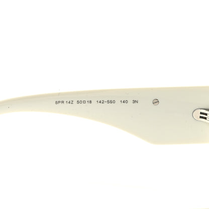 Prada Acetate Symbole Sunglasses SPR 14Z Talc 6 of 8