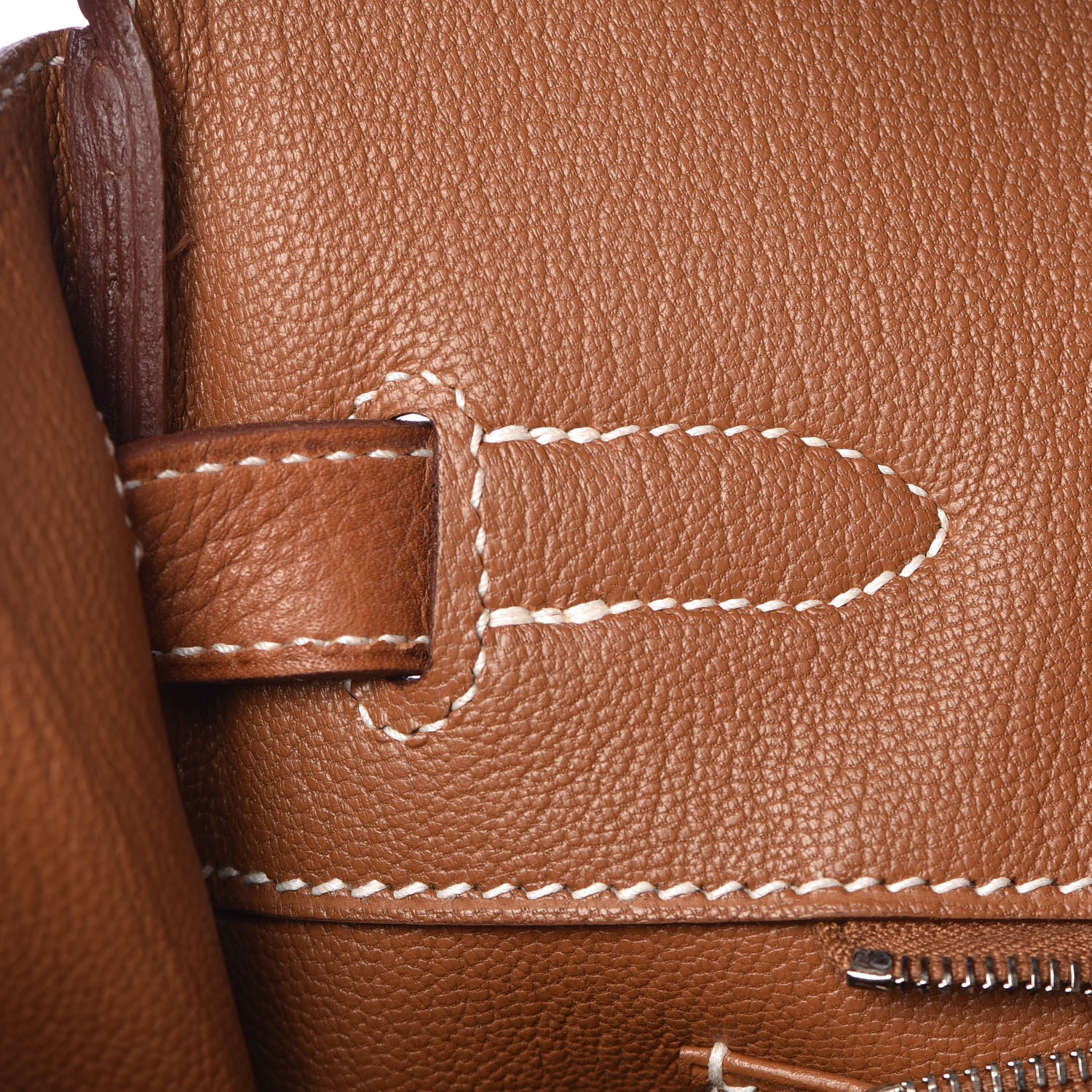 Hermes Natural Barenia Faubourg Birkin 35 Fauve 26 of 38