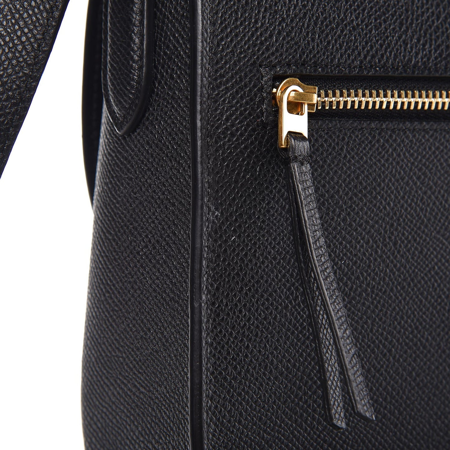 Grained Calfskin Compact Trotteur Black