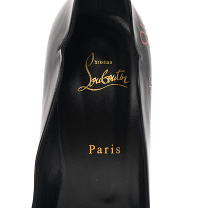 Christian Louboutin Kid Hottie Walkie 100 Pumps 40 Black 7 of 8
