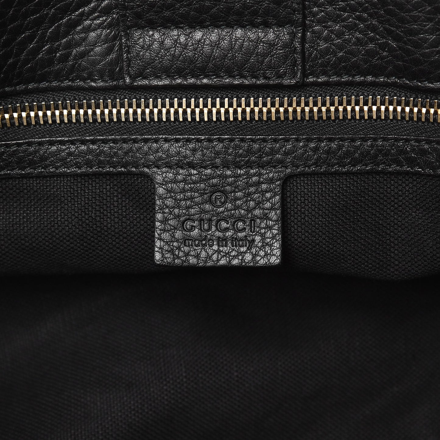 Calfskin Large Bamboo Shopper Tote Black