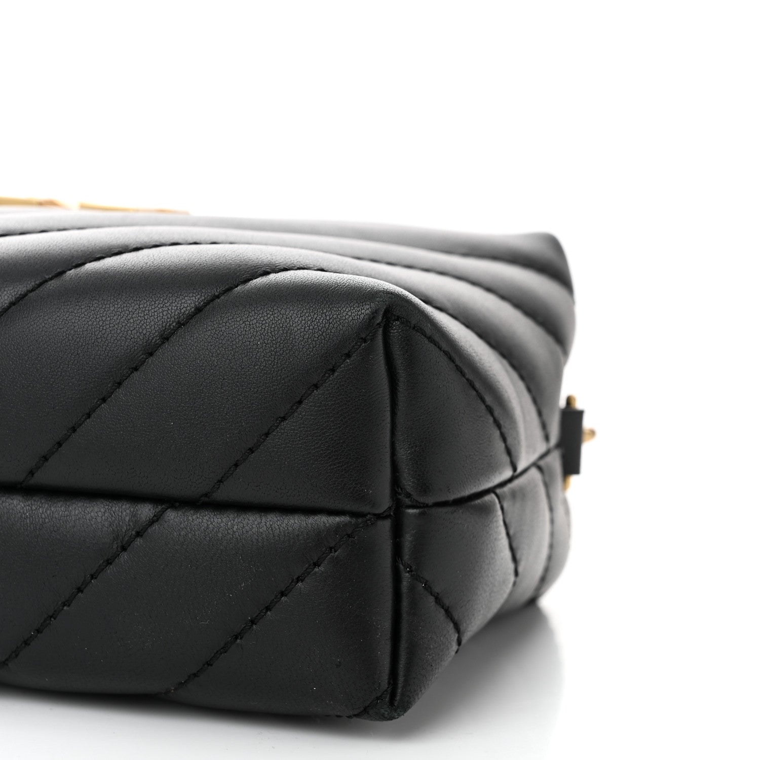 Off-White Calfskin Diagonal Quilted Jackhammer Camera Bag Black 9 of 12