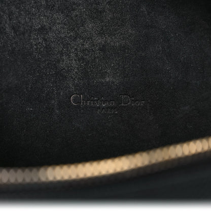 Christian Dior Grained Calfskin Caro Double Pouch Black 6 of 10