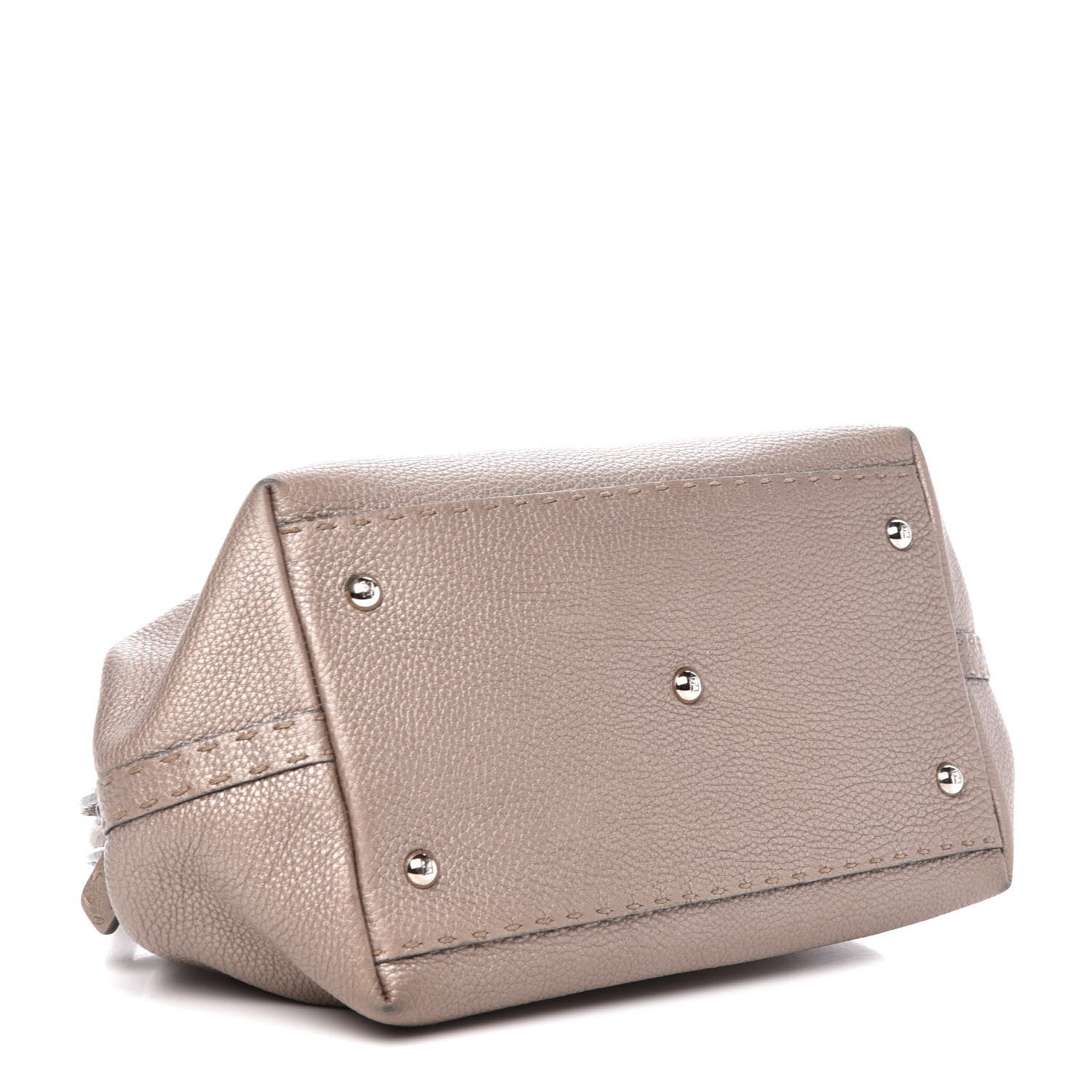 Fendi Cuoio Romano Selleria Adele 1328 Bag Peltro 4 of 12