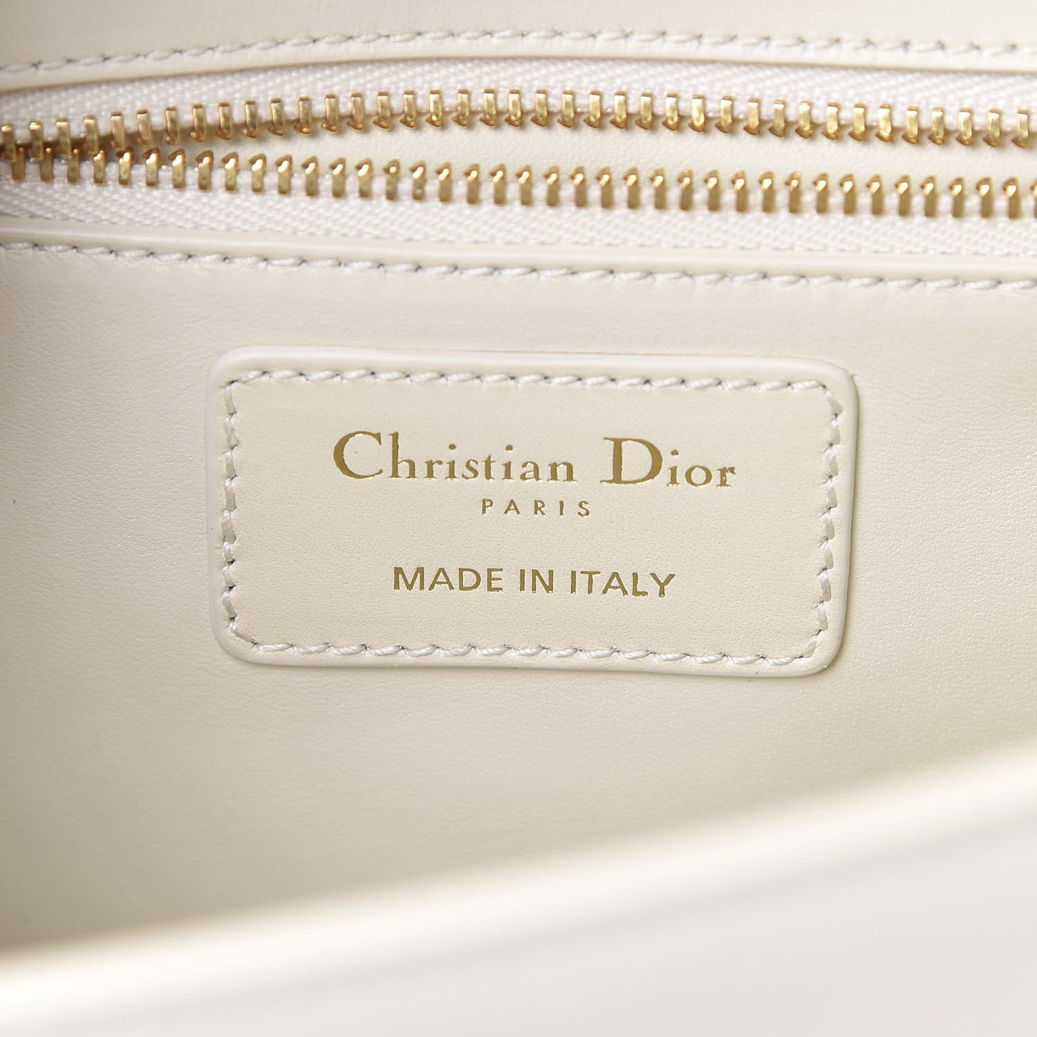 Christian Dior Calfskin 30 Montaigne Flap Bag White 5 of 14