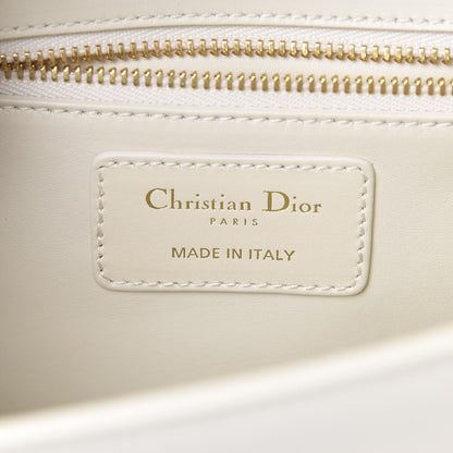 Christian Dior Calfskin 30 Montaigne Flap Bag White 5 of 14