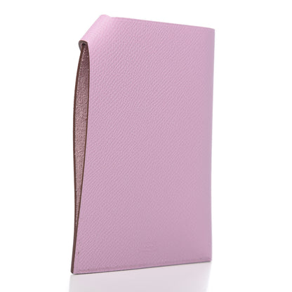Hermes Epsom Tarmac PM Passport Holder Mauve Sylvestre 2 of 6