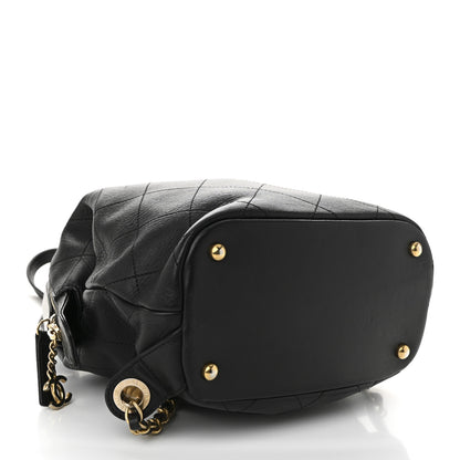 Chanel Calfskin Stitched Frame Backpack Black 4 of 10