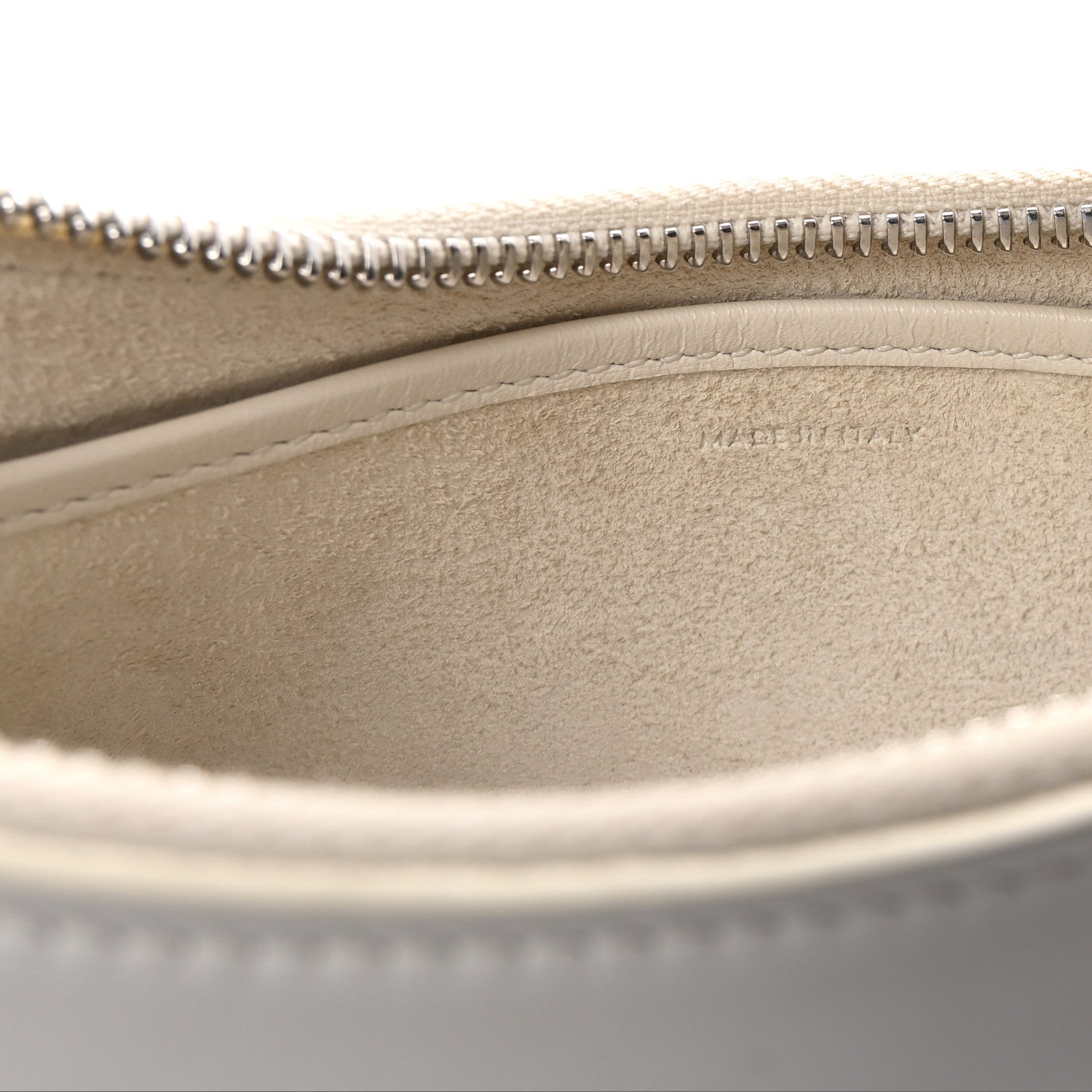 Celine Smooth Calfskin Ava Logo Shoulder Bag White 6 of 9
