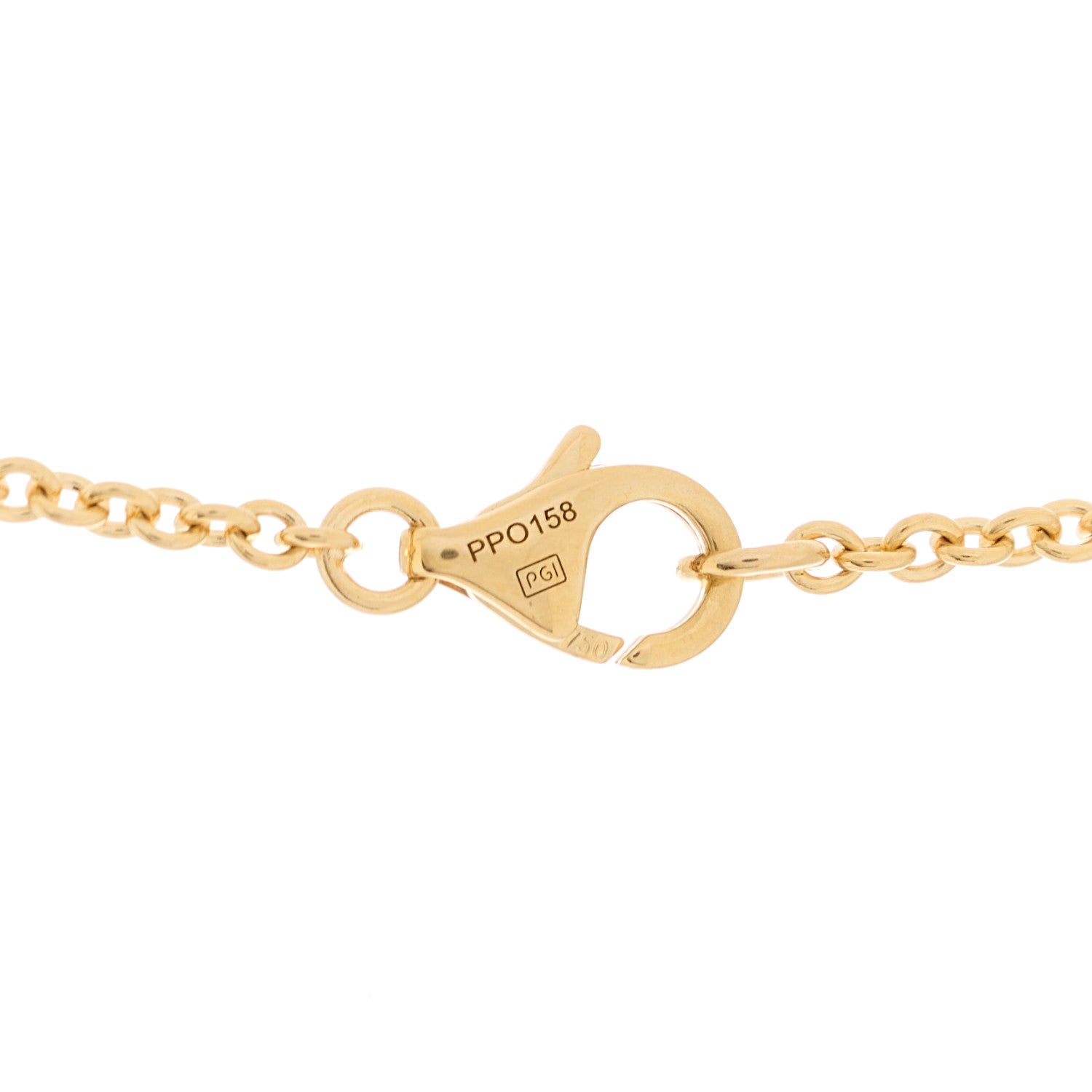Cartier 18K Yellow Gold Interlocking LOVE Necklace 4 of 5