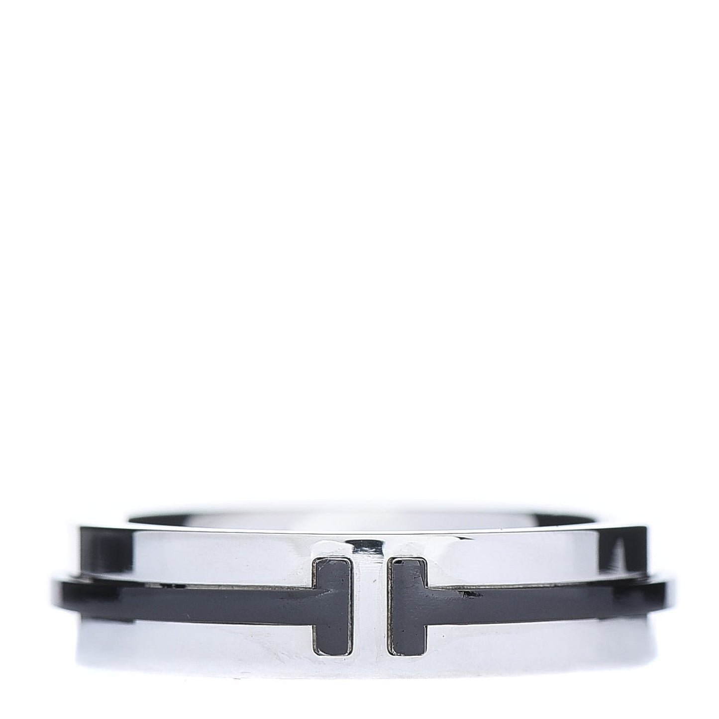 Sterling Silver Titanium T Wide Band Ring 60 9