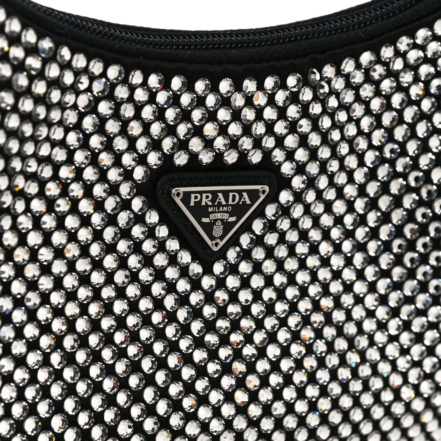 Prada Satin Crystal Mini Re-Edition 2000 Bag Cristal 11 of 12