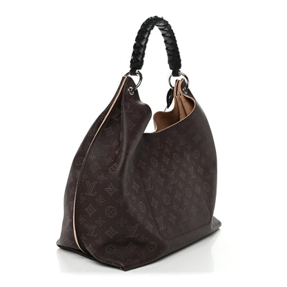 Louis Vuitton Mahina Carmel Hobo Chocolate 3 of 9