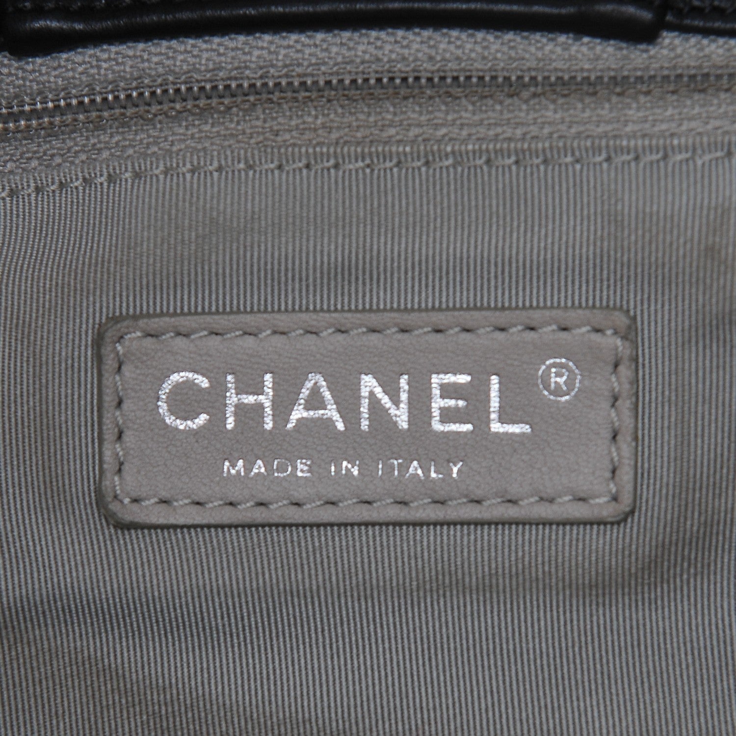 Chanel Calfskin Coco Bengal Open Accordion Tote Black 6 of 7