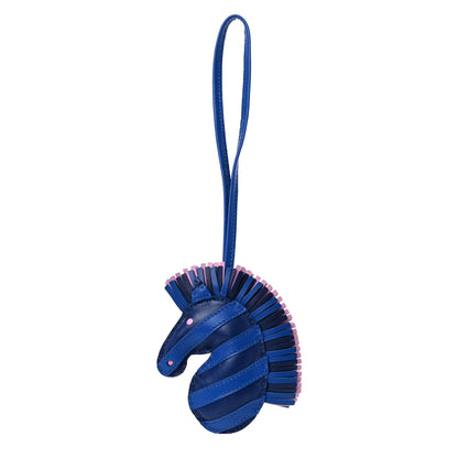 Hermes Milo Lambskin Geegee Savannah Bag Charm Bleu Saphir Bleu France Mauve Sylvestre 1 of 3