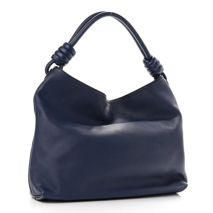 Loewe Calfskin Small Flamenco Knot Hobo Navy 2 of 9