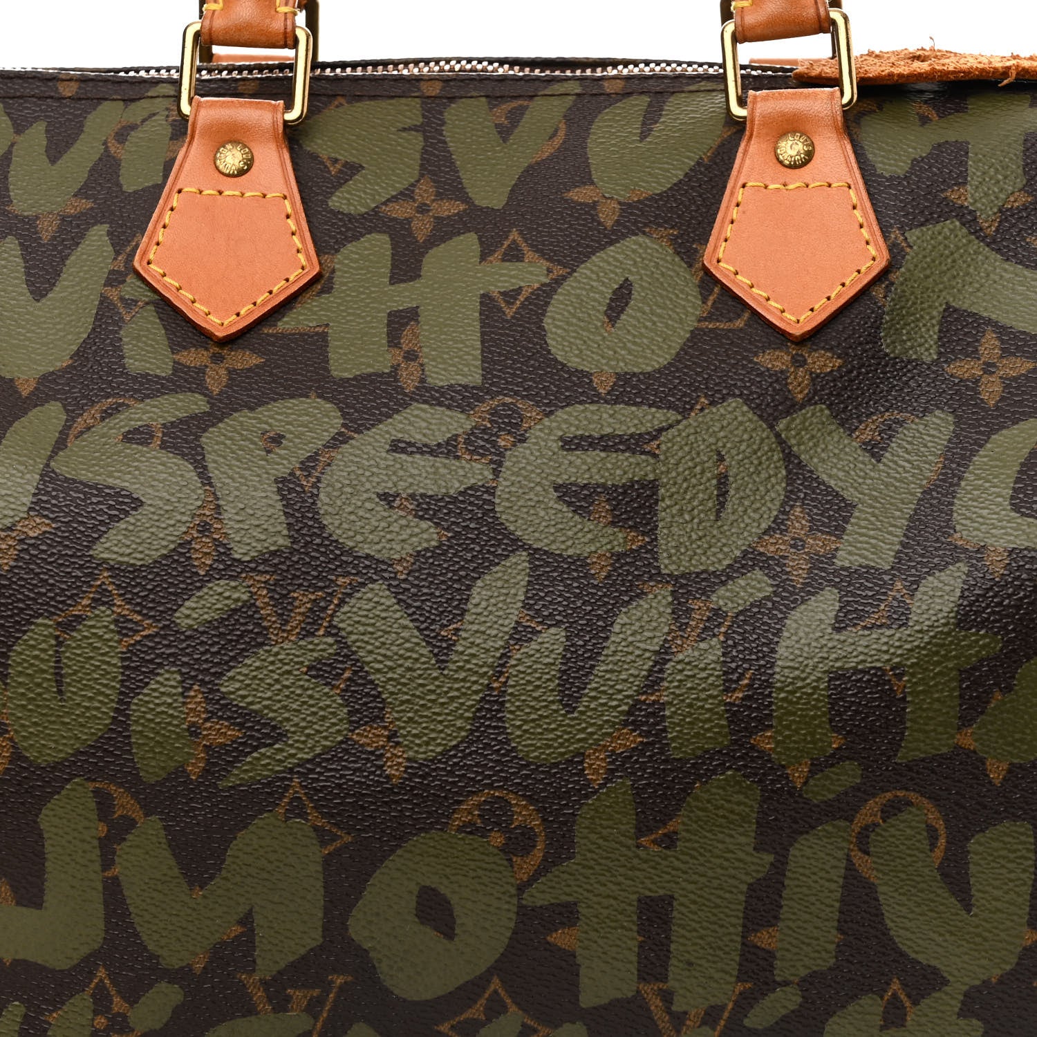 Louis Vuitton Monogram Graffiti Speedy 30 Kaki 8 of 15