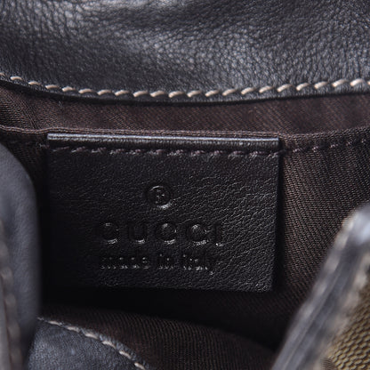 Gucci Monogram Mini Indy Top Handle Bag Dark Brown 7 of 11