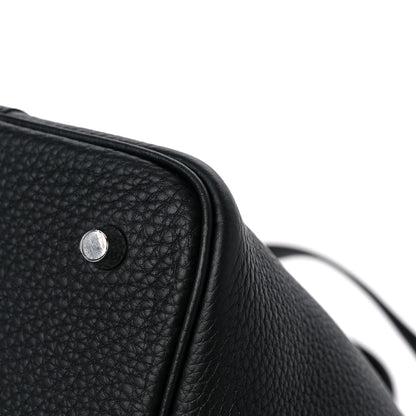 Hermes Taurillon Clemence Picotin Lock 22 MM Black 10 of 11