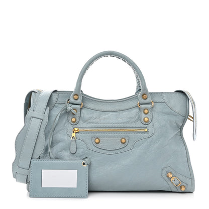 Balenciaga Agneau Giant 12 Gold Hardware City Bleu Opaline 1 of 16