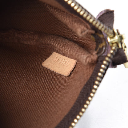 Louis Vuitton Monogram 2016 Christmas Animation Mini Pochette Accessories Rose Ballerine 6 of 8