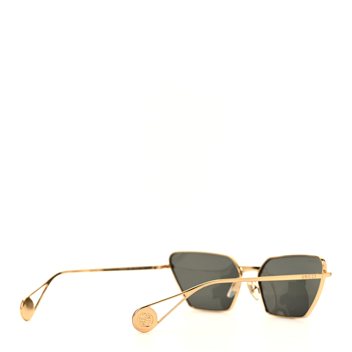 Rectangular Sunglasses GG0538S Gold Black