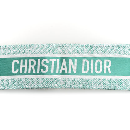Christian Dior Silk Toile De Jouy Mitzah Scarf Green 3 of 4