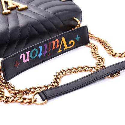 Louis Vuitton Calfskin New Wave Chain MM Black 17 of 17