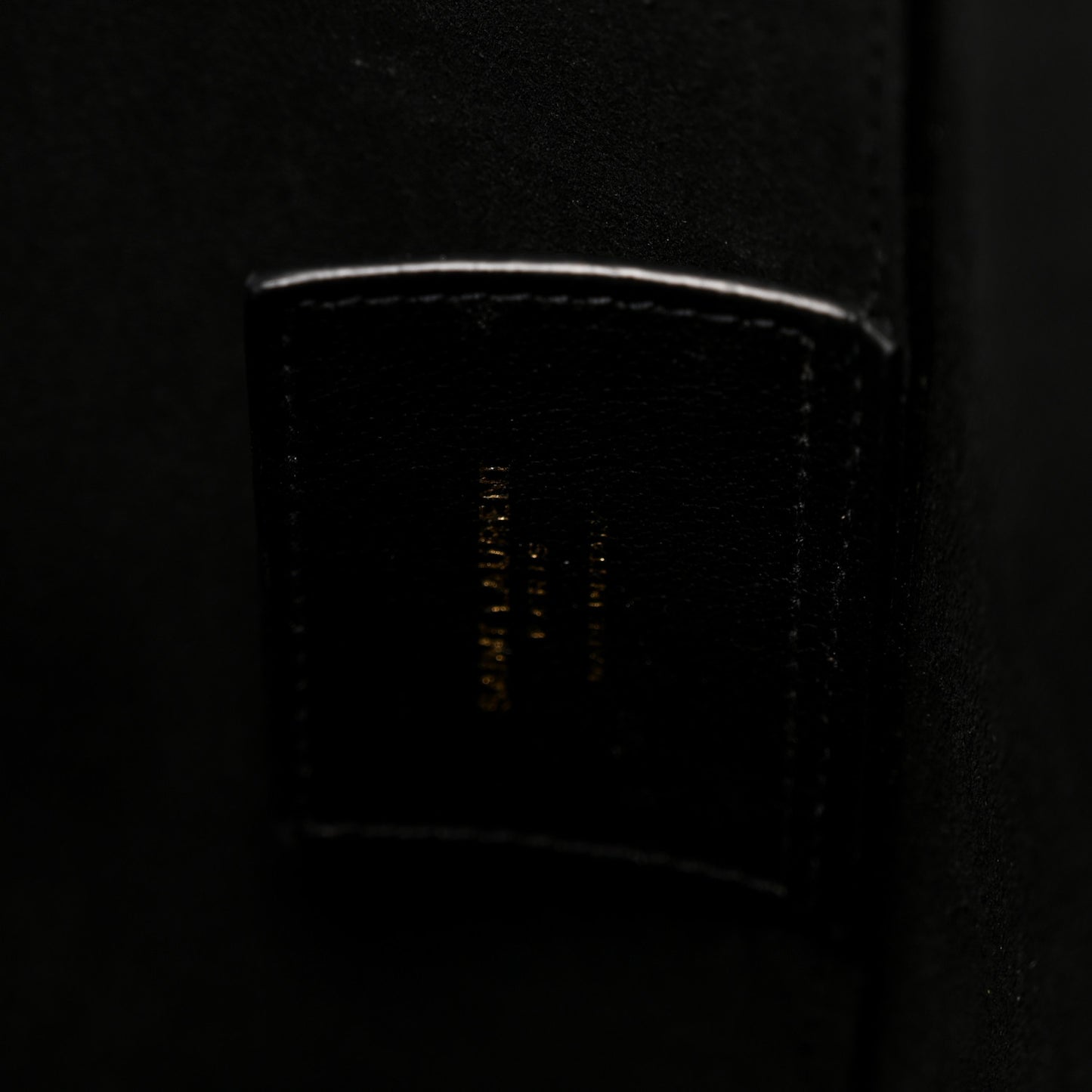 Calfskin North-South Shopping Tote Black