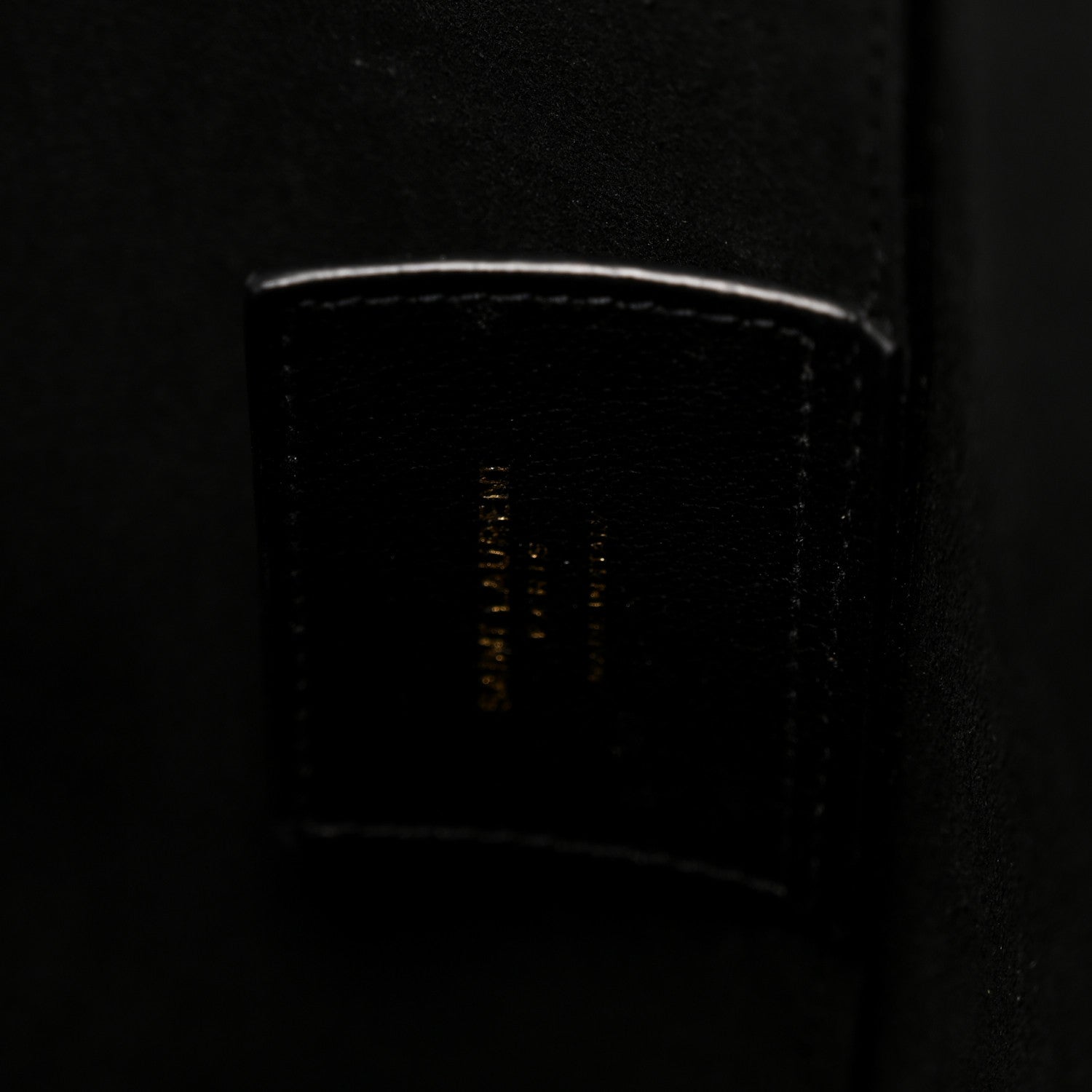 Saint Laurent Calfskin North-South Shopping Tote Black 5 of 12