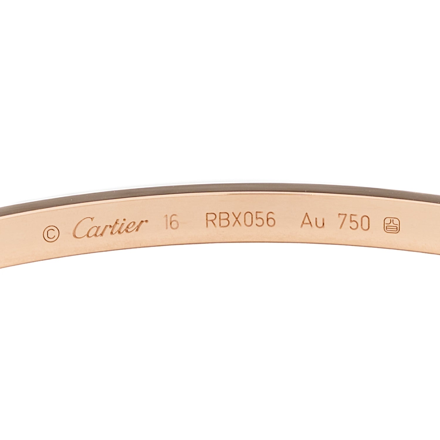 Cartier 18K Pink Gold Small LOVE Bracelet 16 3 of 5