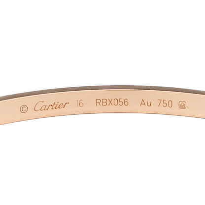Cartier 18K Pink Gold Small LOVE Bracelet 16 3 of 5