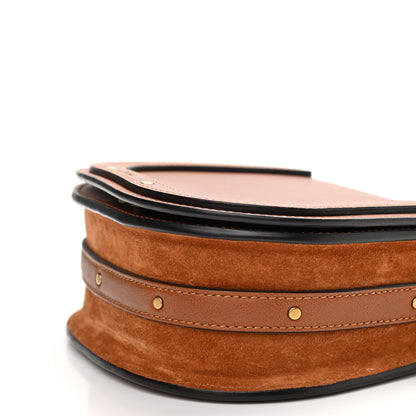 Chloe Calfskin Suede Small Nile Bracelet Bag Caramel 10 of 10