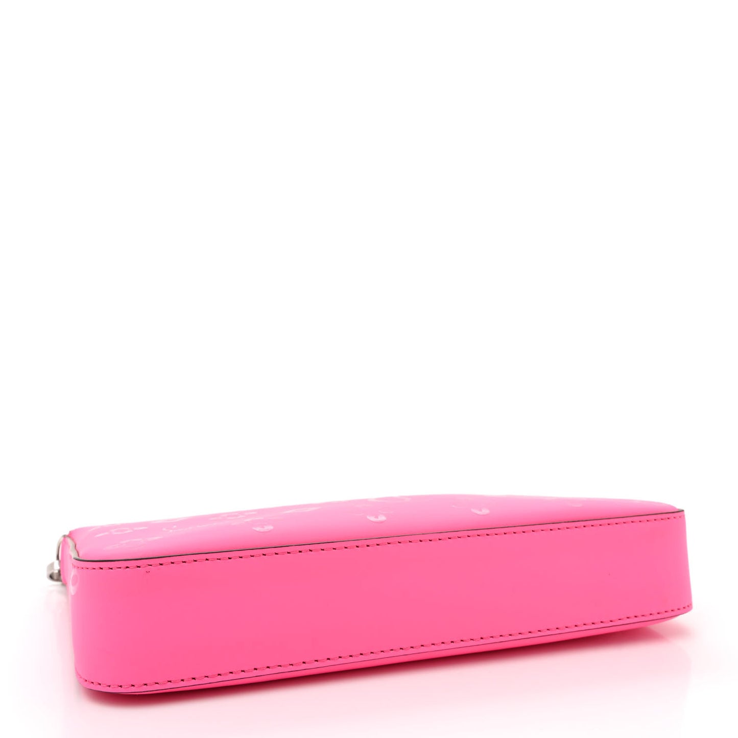Calfskin Loubila Loubinthesky Chain Clutch Fluo Pink