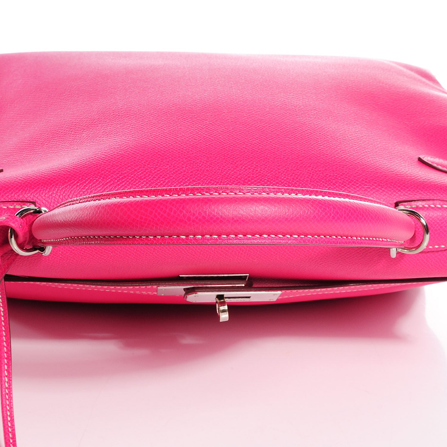 Hermes Epsom Kelly Retourne 35 Rose Tyrien Rubis 10 of 23