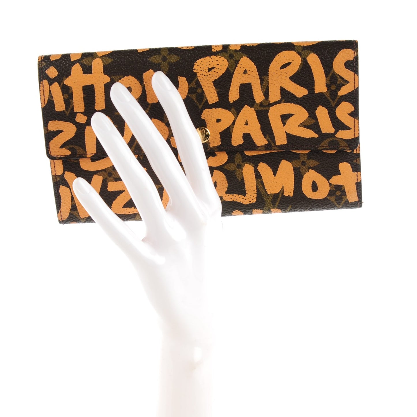 Monogram Graffiti Porte-Monnaie Wallet Peach