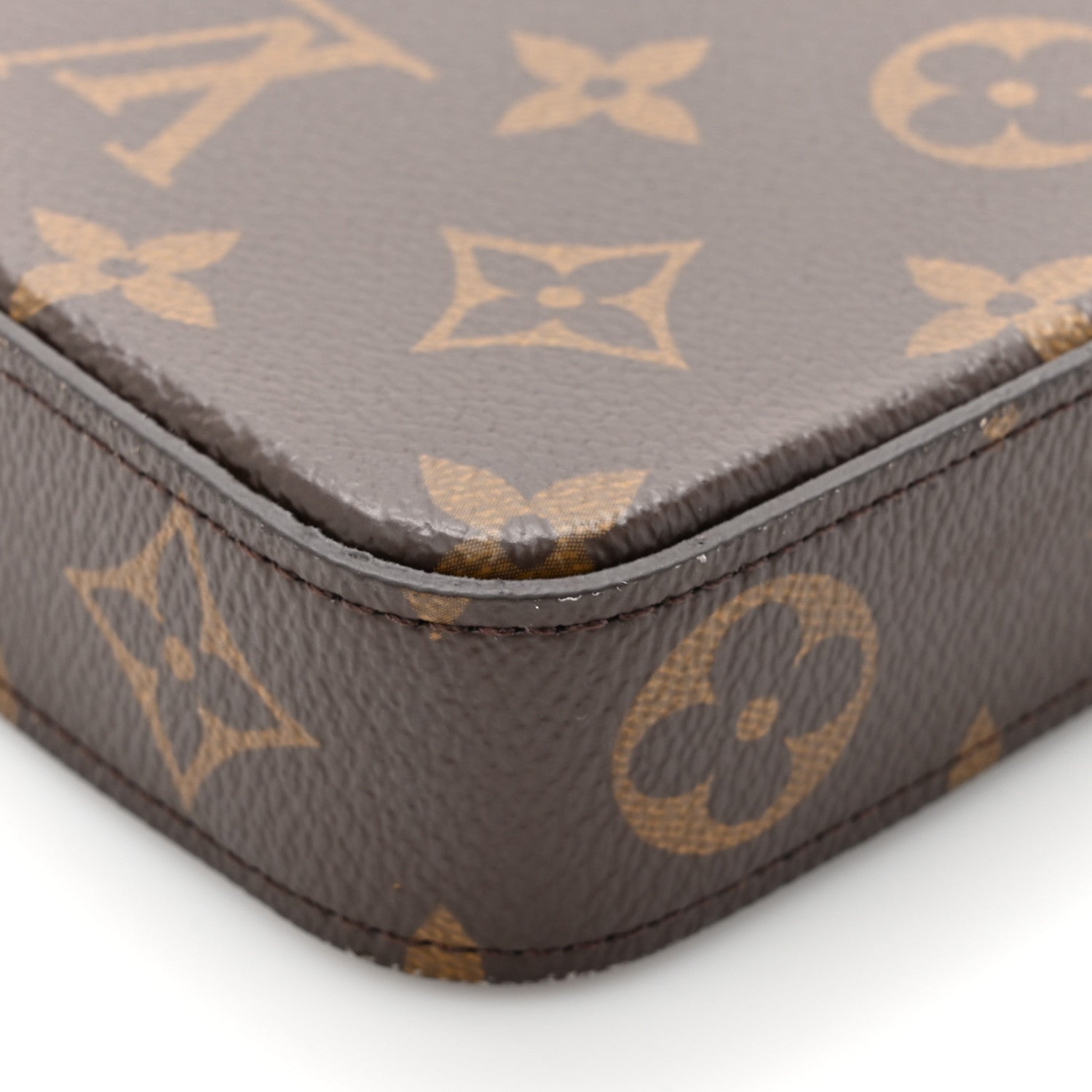 Louis Vuitton Monogram Pochette Felicie Chain Wallet Fuchsia 13 of 15