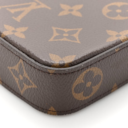 Louis Vuitton Monogram Pochette Felicie Chain Wallet Fuchsia 13 of 15