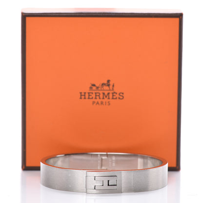 Hermes Brushed Paladium Jet Bracelet T5 6 of 6