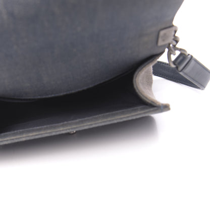 Chanel Denim Chevron Small Boy Flap Blue 5 of 16