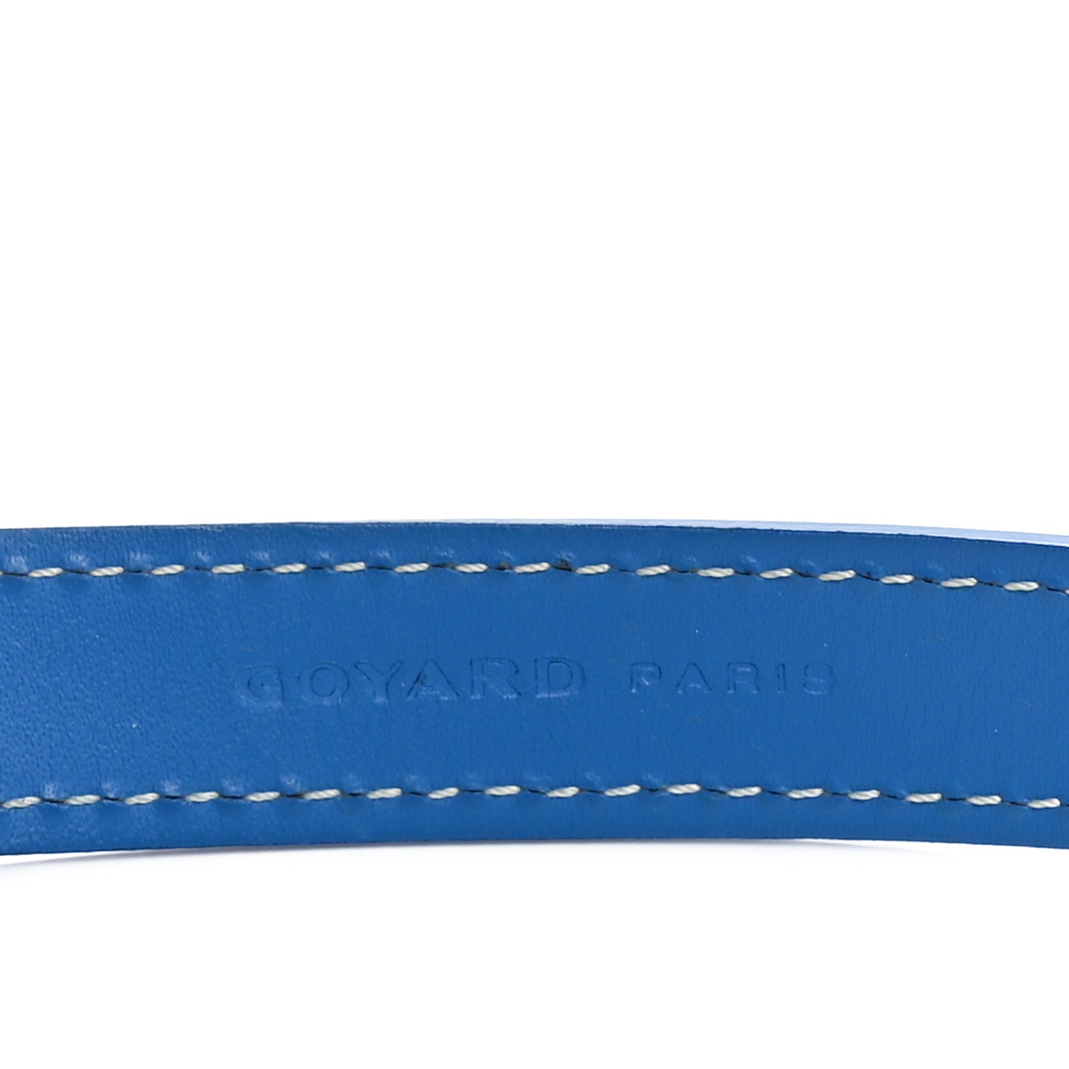 Goyard Calfskin Adjustable Shoulder Strap Blue 3 of 5