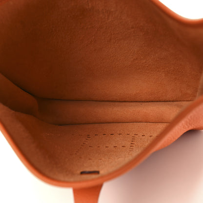 Hermes Taurillon Clemence EVELYNE III PM Orange 5 of 11